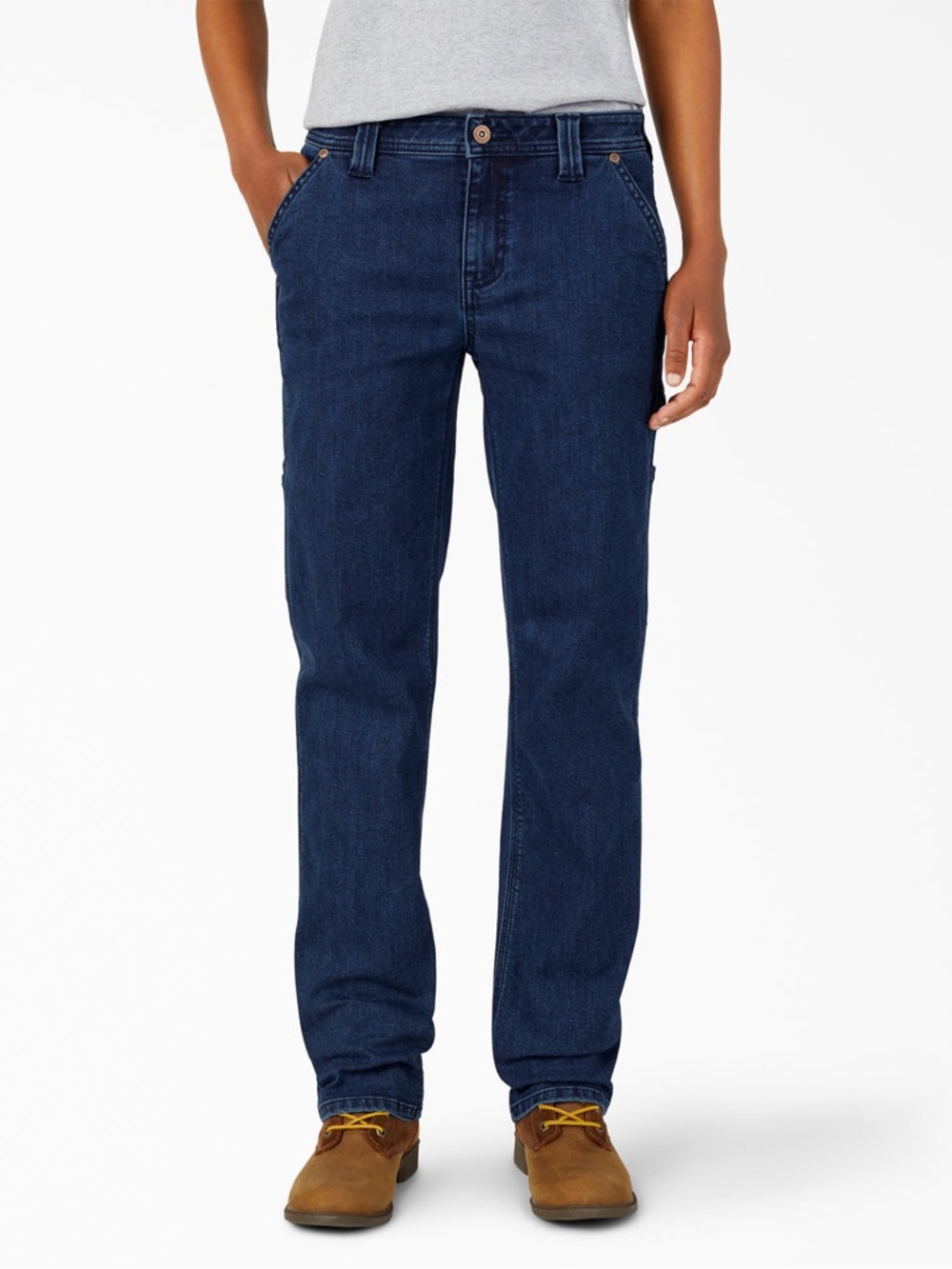 Dickies Women’s Denim Straight Carpenter Pants Size 10